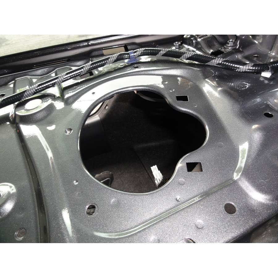 2012 Honda Civic HF Rear deck speaker removed