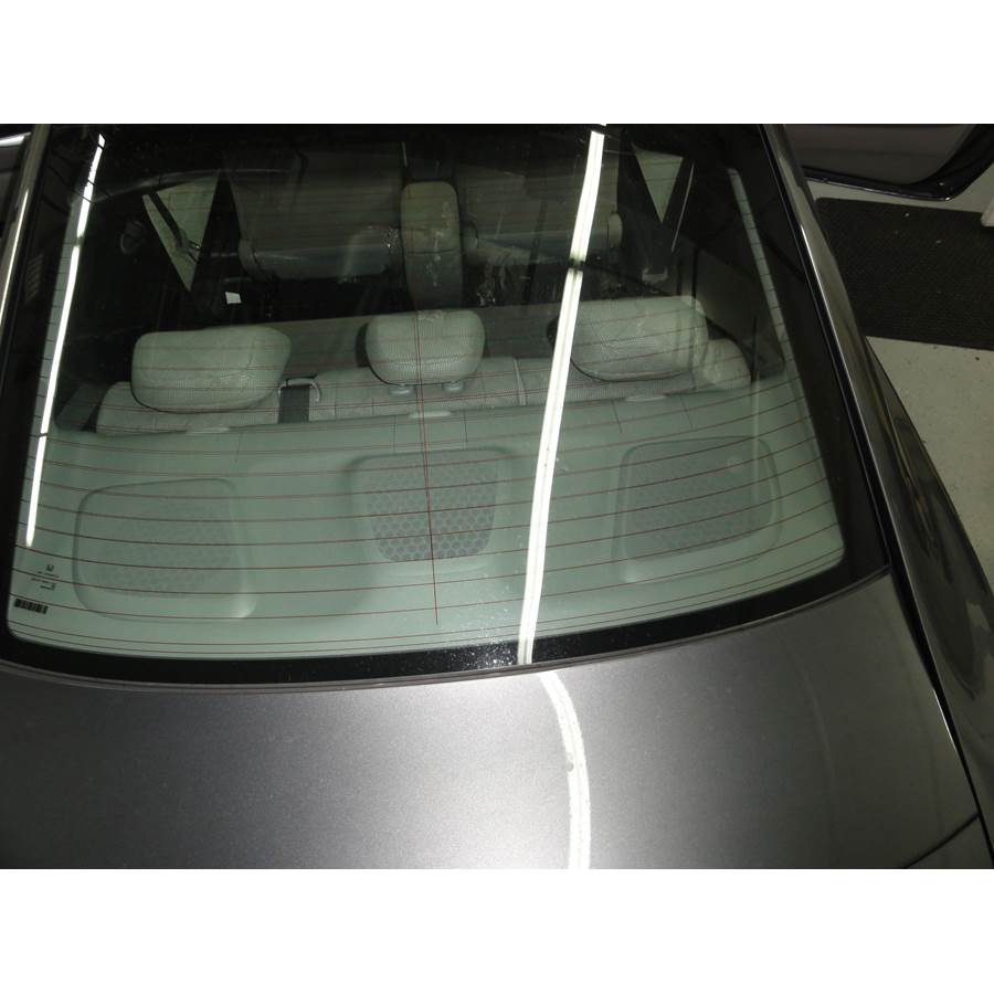 2014 Honda Civic SI Rear deck speaker location