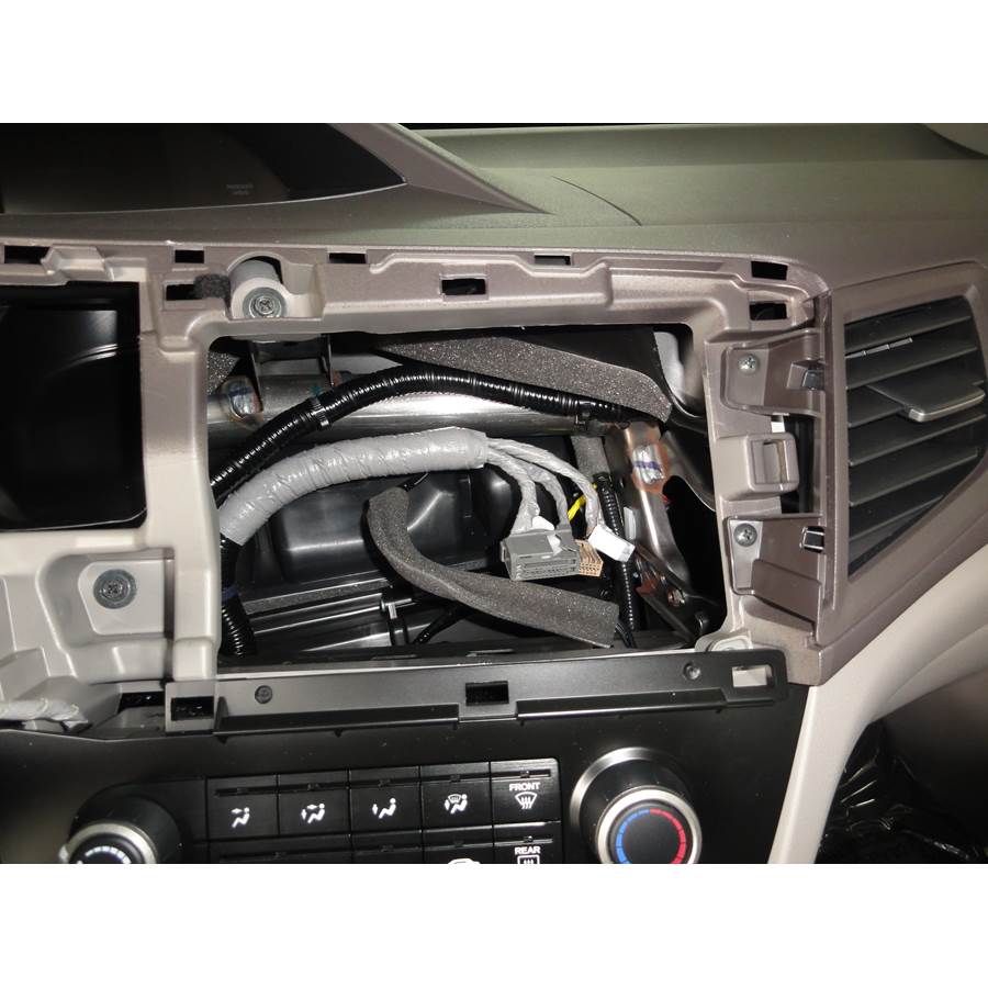 2012 Honda Civic HF Factory radio removed