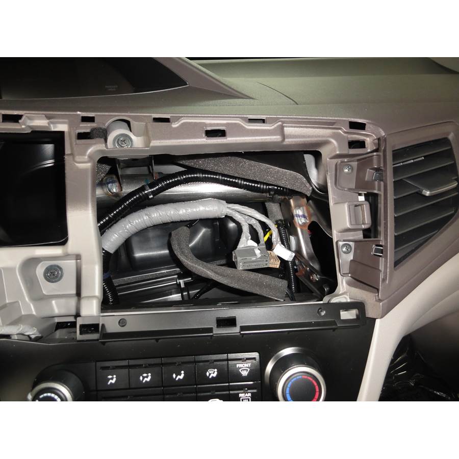 2014 Honda Civic Hybrid Factory radio removed