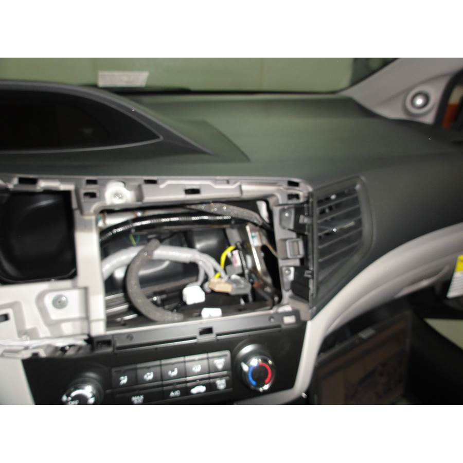 2014 Honda Civic SI Factory radio removed