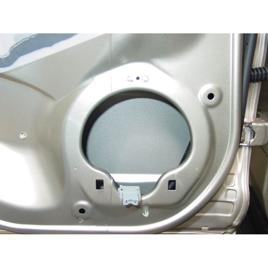 2010 Honda CRV LX Rear door speaker removed