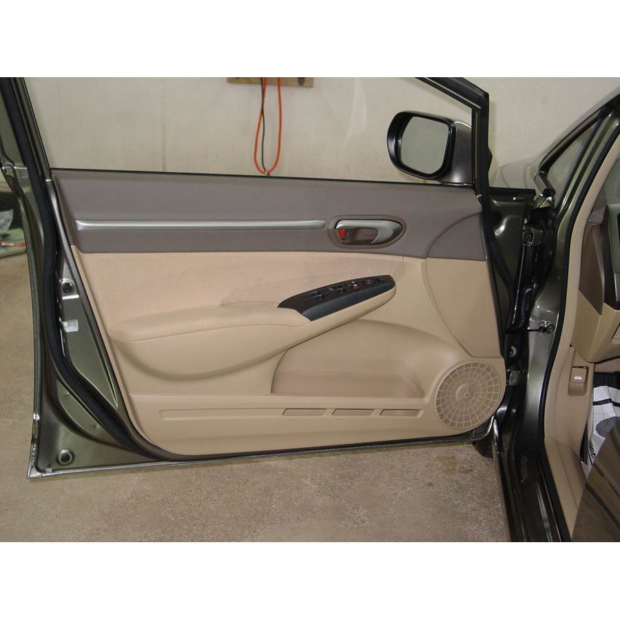 2010 Honda Civic Hybrid Front door speaker location