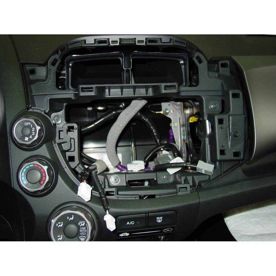 2010 Honda Fit Sport Factory radio removed