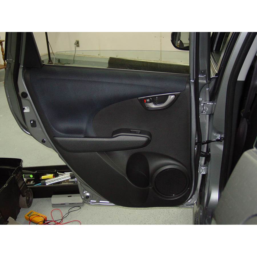 2010 Honda Fit Sport Rear door speaker location