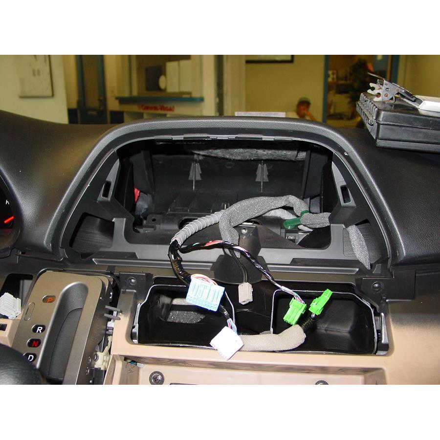 2010 Honda Odyssey Factory radio removed