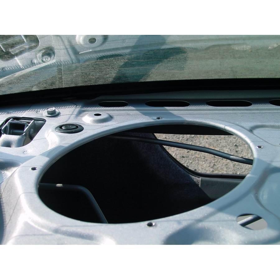 2001 Honda Civic EX Rear deck speaker removed