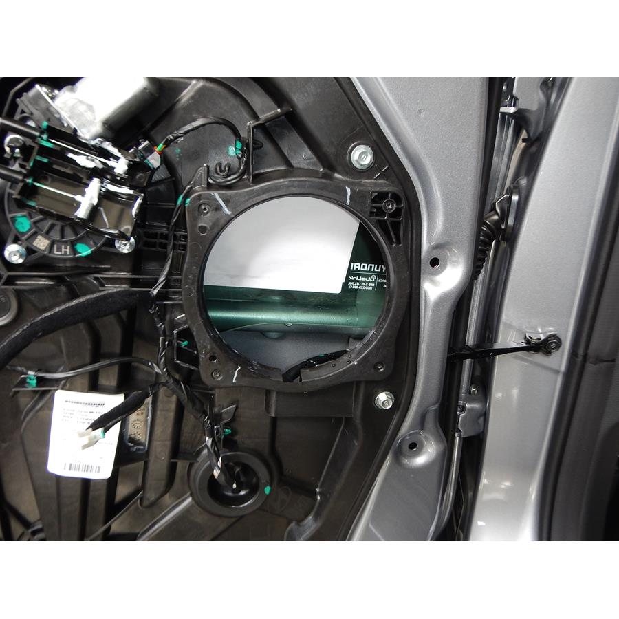 2017 Hyundai Sonata Limited Rear door speaker removed