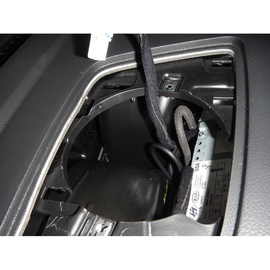 2017 Hyundai Sonata Hybrid Center dash speaker removed