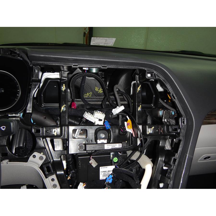 2017 Hyundai Sonata Limited Factory radio removed