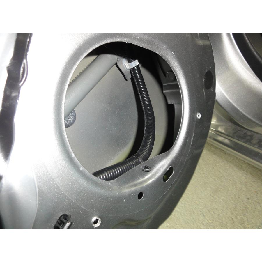 2015 Nissan Versa S Rear door speaker removed