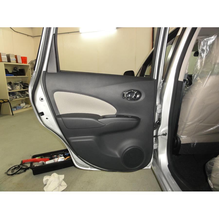 2016 Nissan Versa Note Rear door speaker location