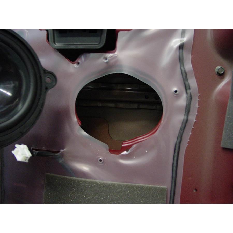 2005 Nissan Titan Rear door speaker removed