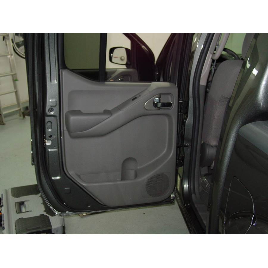 2011 Nissan Frontier SV Rear door speaker location