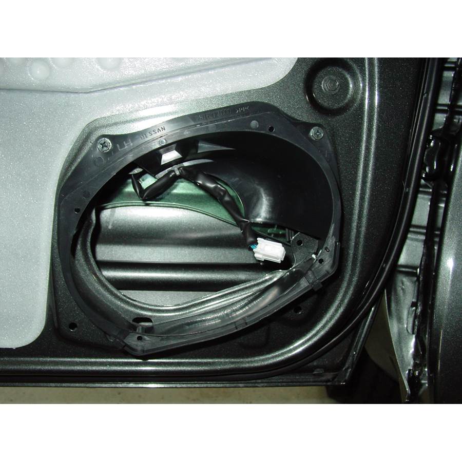 2011 Nissan Frontier SV Front speaker removed