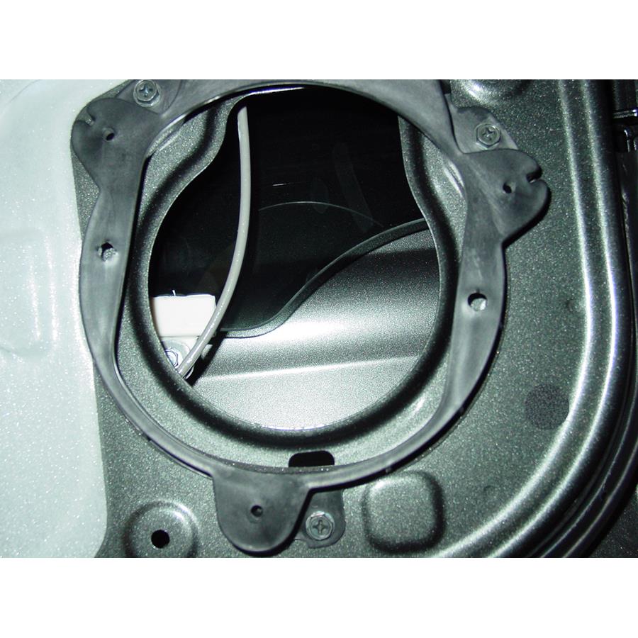 2012 Nissan Frontier PRO-4X Rear door speaker removed