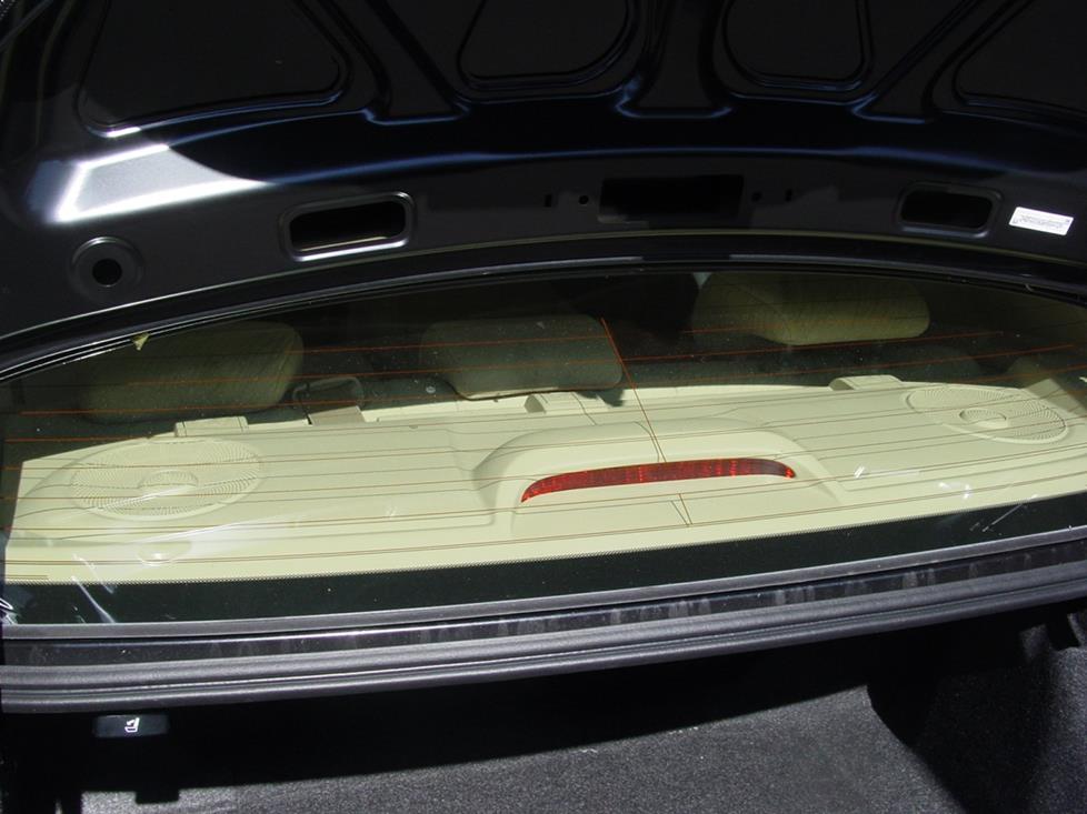Honda Civic rear deck (Crutchfield Research Photo)