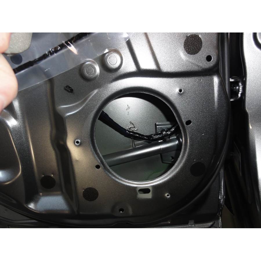 2012 Nissan Juke Rear door speaker removed