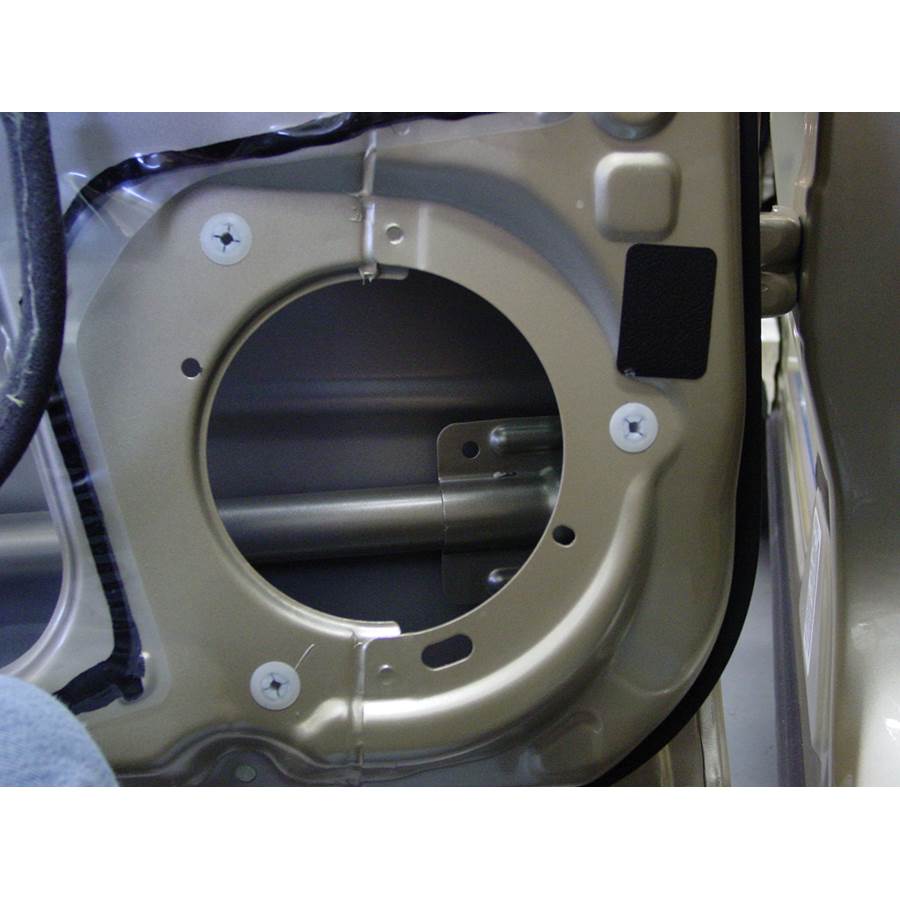 2004 Nissan Murano Rear door speaker removed