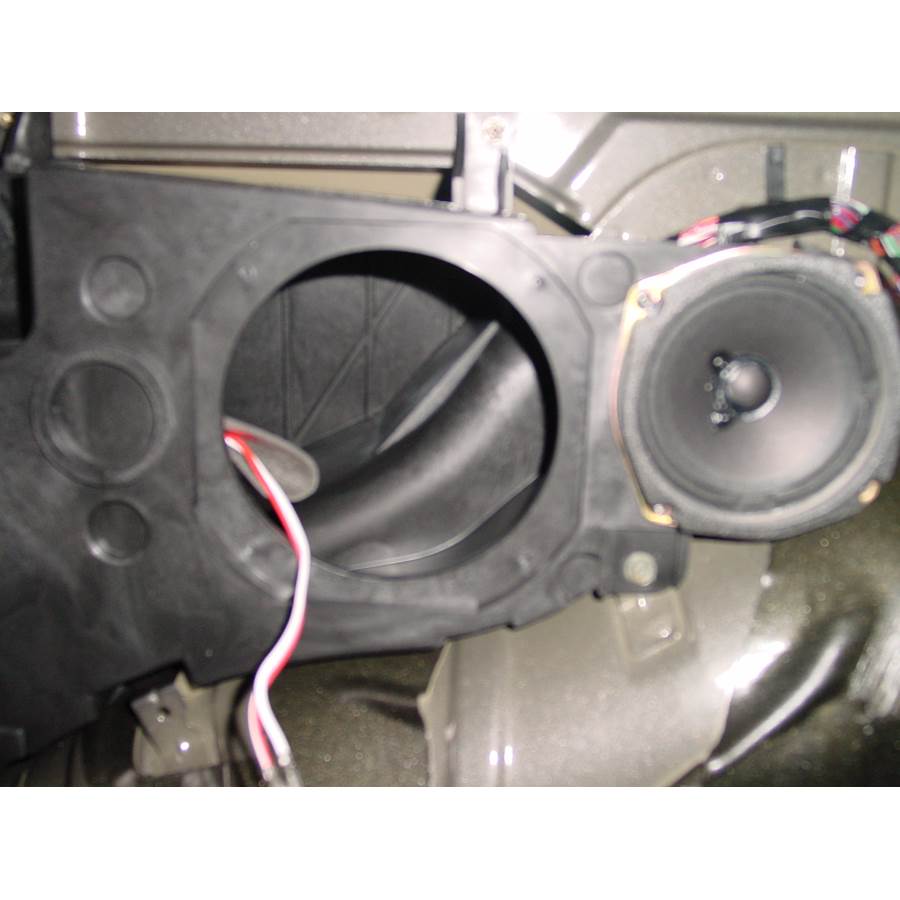 2001 Nissan Quest Factory subwoofer removed