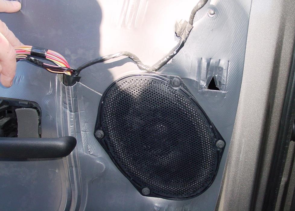 Ford Explorer front door speaker in standard system