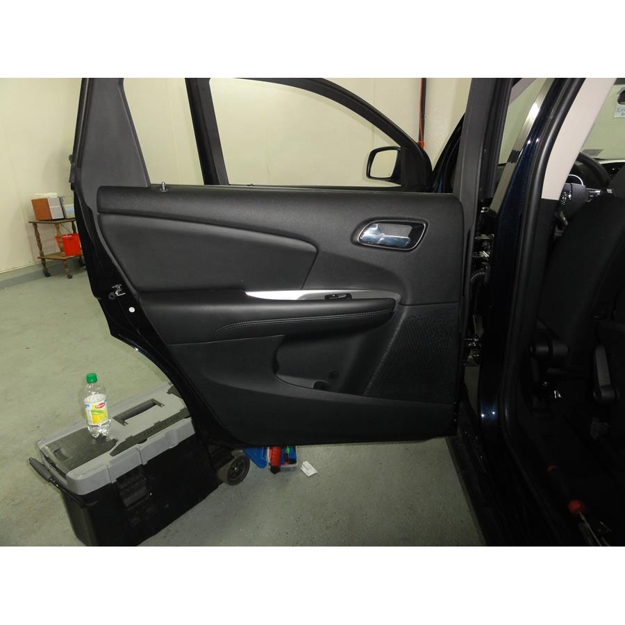 2016 Dodge Journey Rear door speaker location