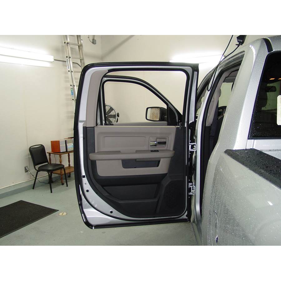 2012 Dodge Truck 1500 Rear door speaker location