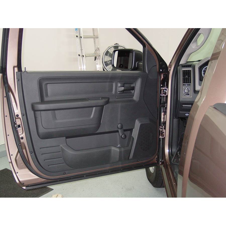 2010 Dodge Ram 1500 Front door speaker location