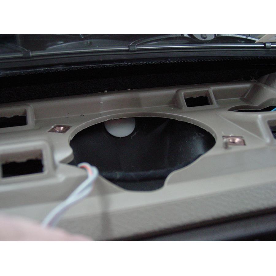 2010 Dodge Ram 1500 Center dash speaker removed