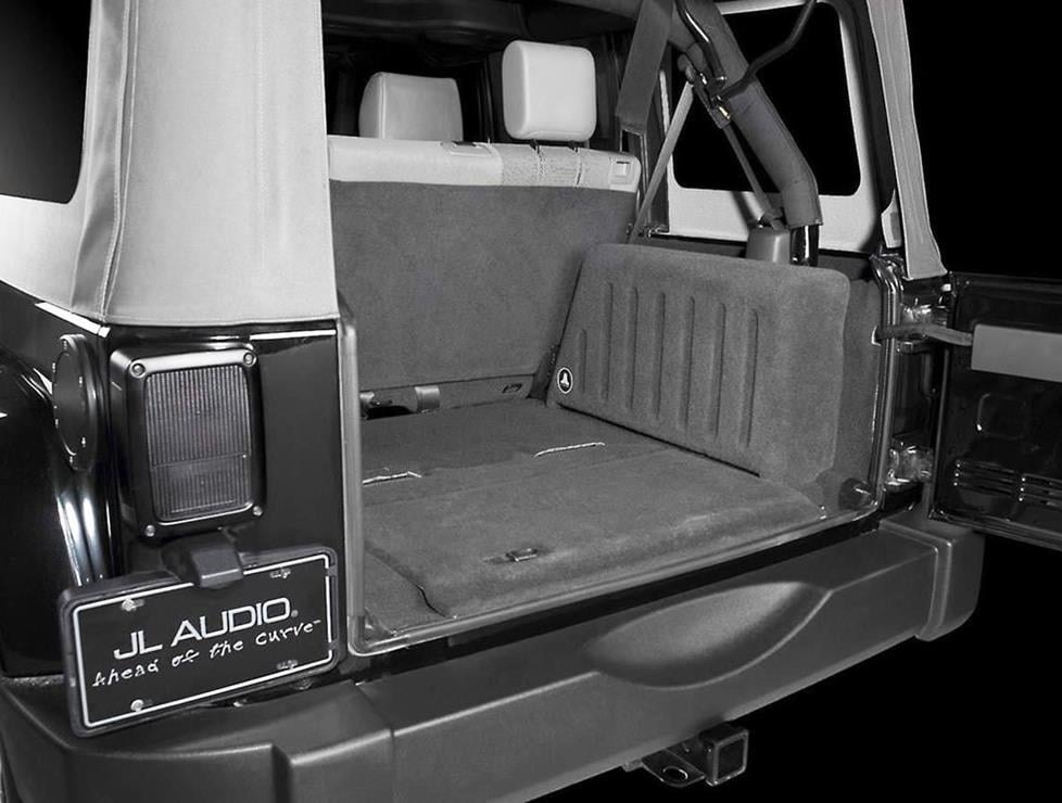 Custom-fit JL Audio subwoofer