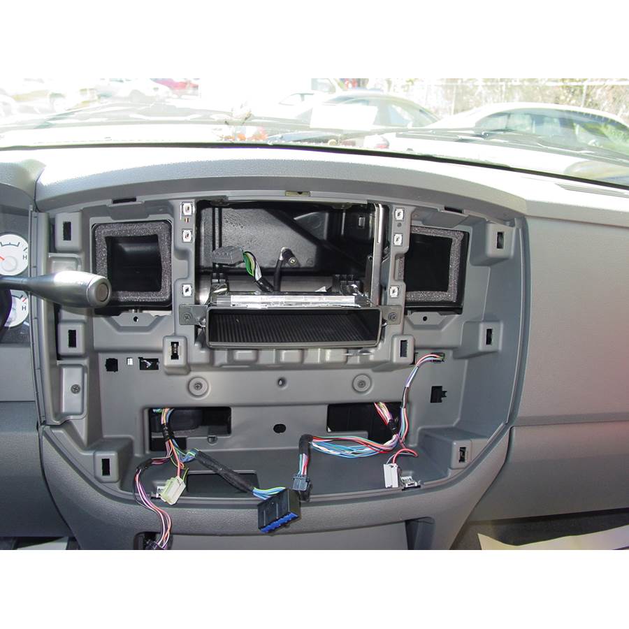 2009 Dodge Ram 3500 Factory radio removed