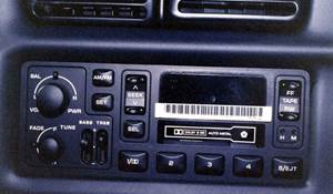 2000 Dodge Ram 3500 Factory Radio