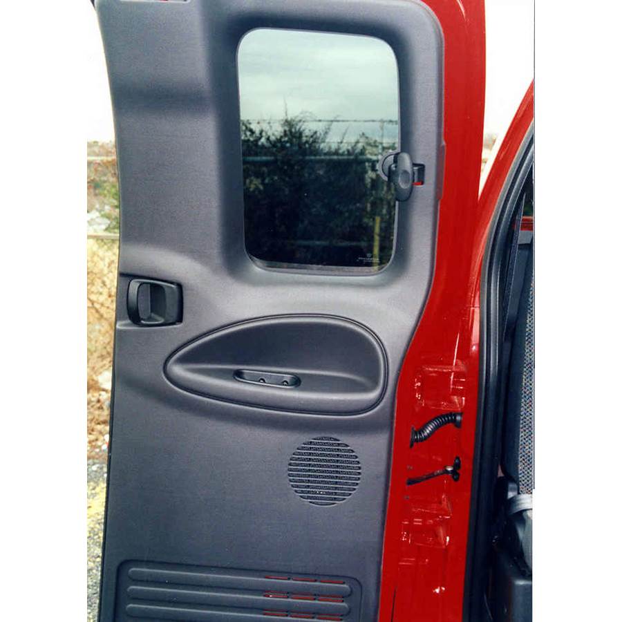 1999 Dodge Ram Rear door speaker location