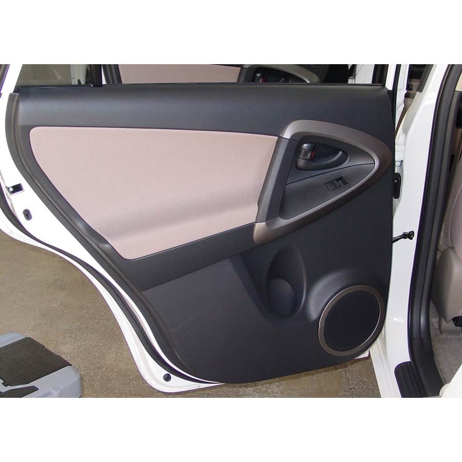 2010 Toyota RAV4 Rear door speaker location
