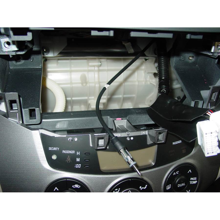 2010 Toyota RAV4 Factory radio removed