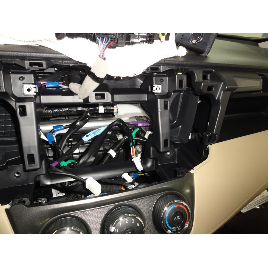 2016 Toyota RAV4 Factory radio removed