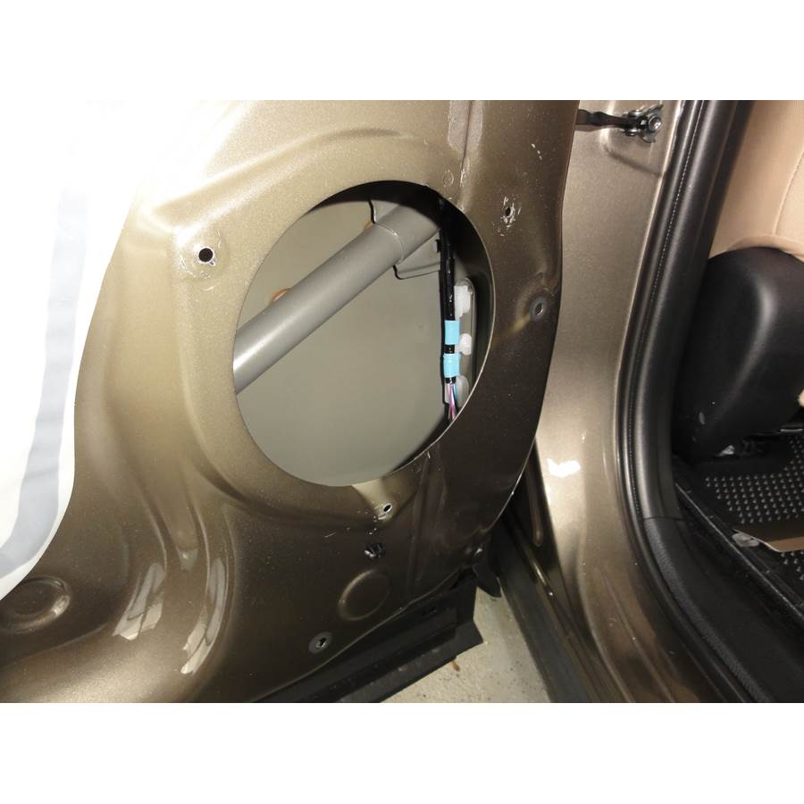 2016 Toyota RAV4 Rear door speaker removed