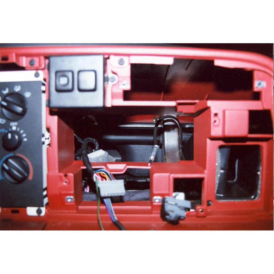 1996 Dodge Ram 2500 Factory radio removed