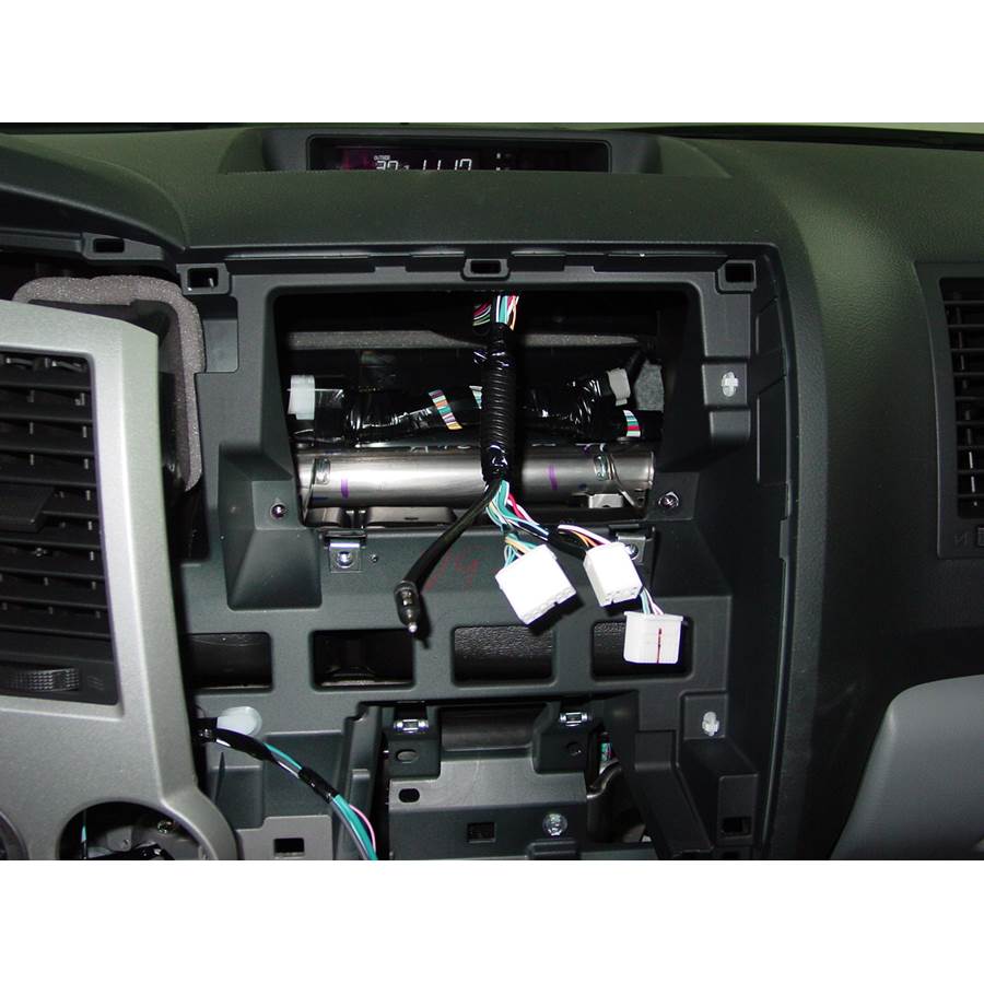 2012 Toyota Tundra Factory radio removed