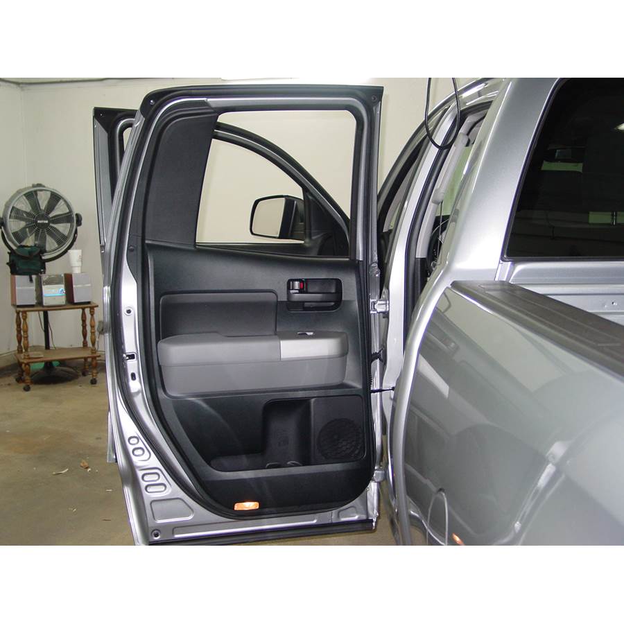 2012 Toyota Tundra Rear door speaker location