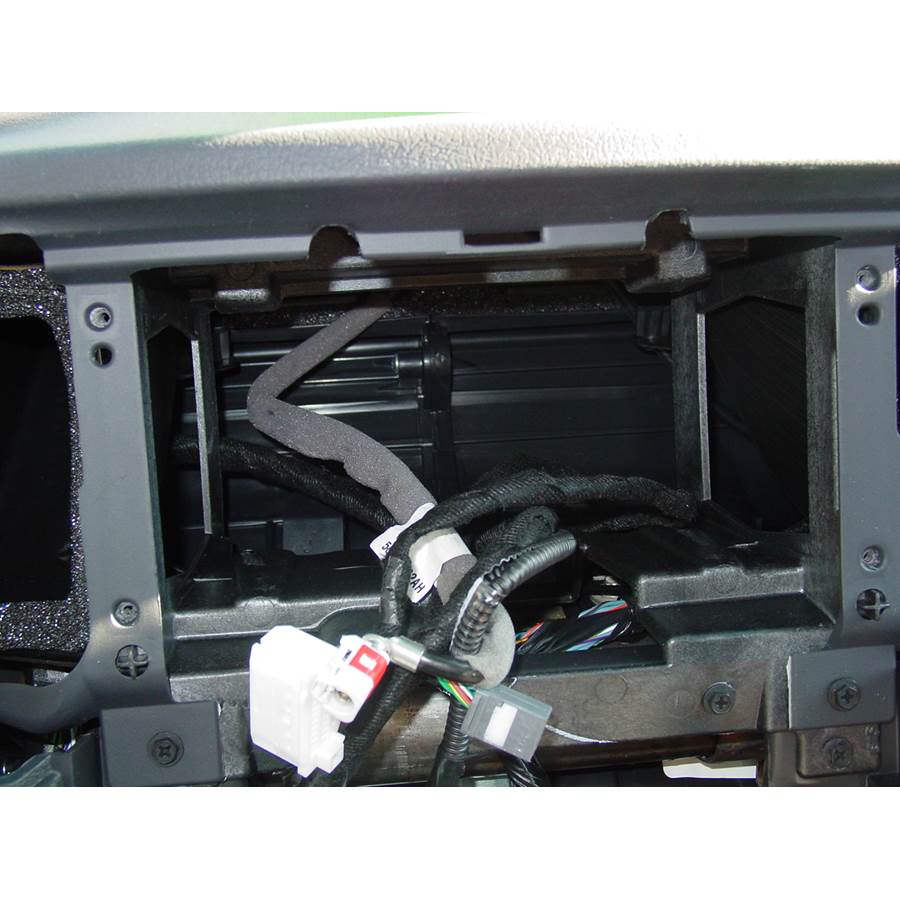 2010 Jeep Grand Cherokee Factory radio removed