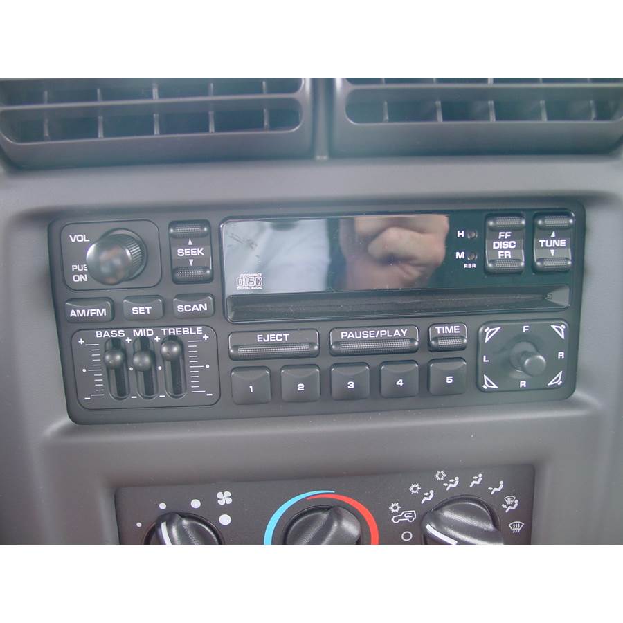 2001 Jeep Wrangler Factory Radio