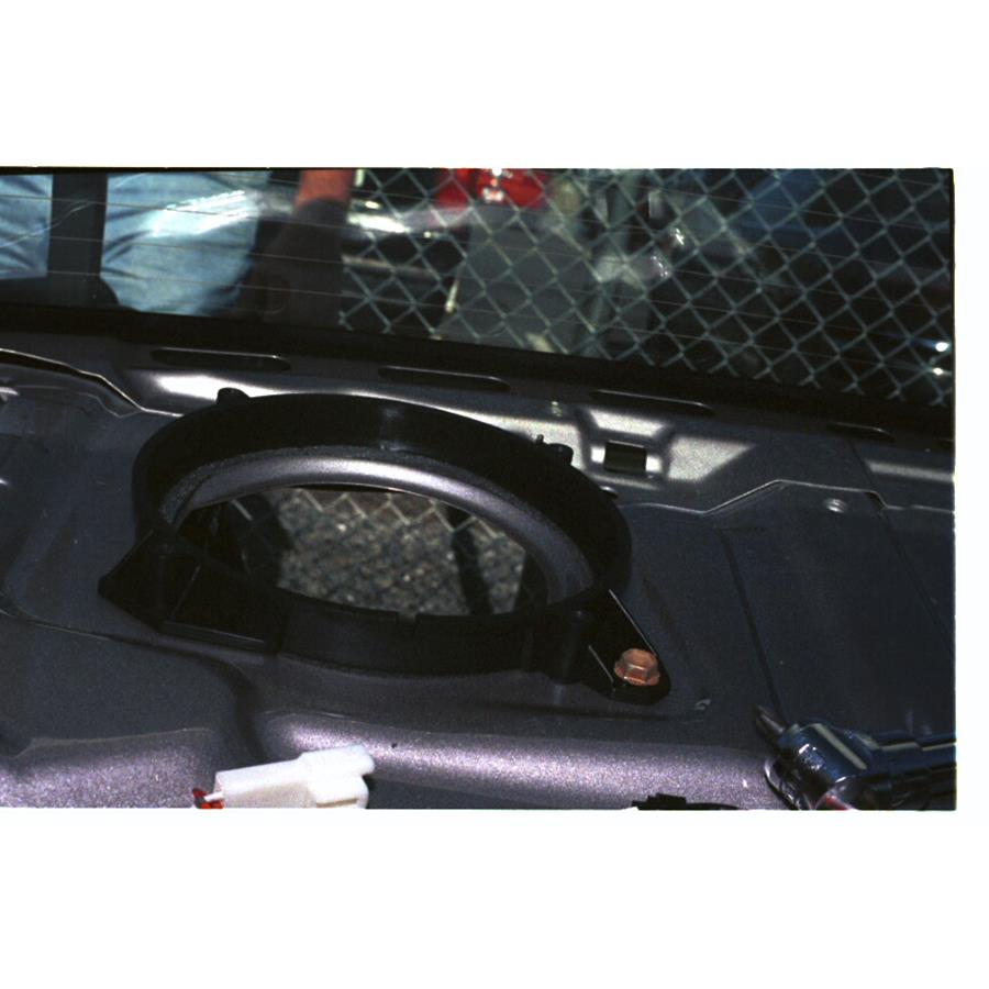 2000 Toyota Corolla Rear deck speaker removed