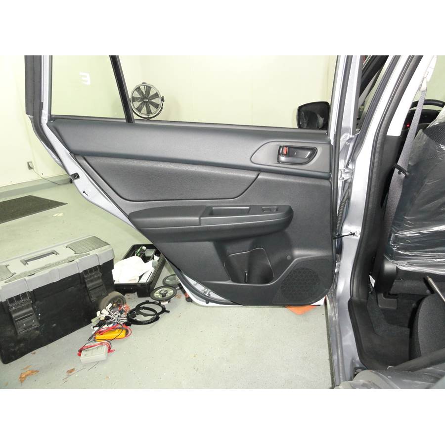 2016 Subaru Crosstrek Rear door speaker location