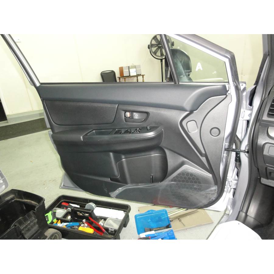 2016 Subaru Crosstrek Front door speaker location