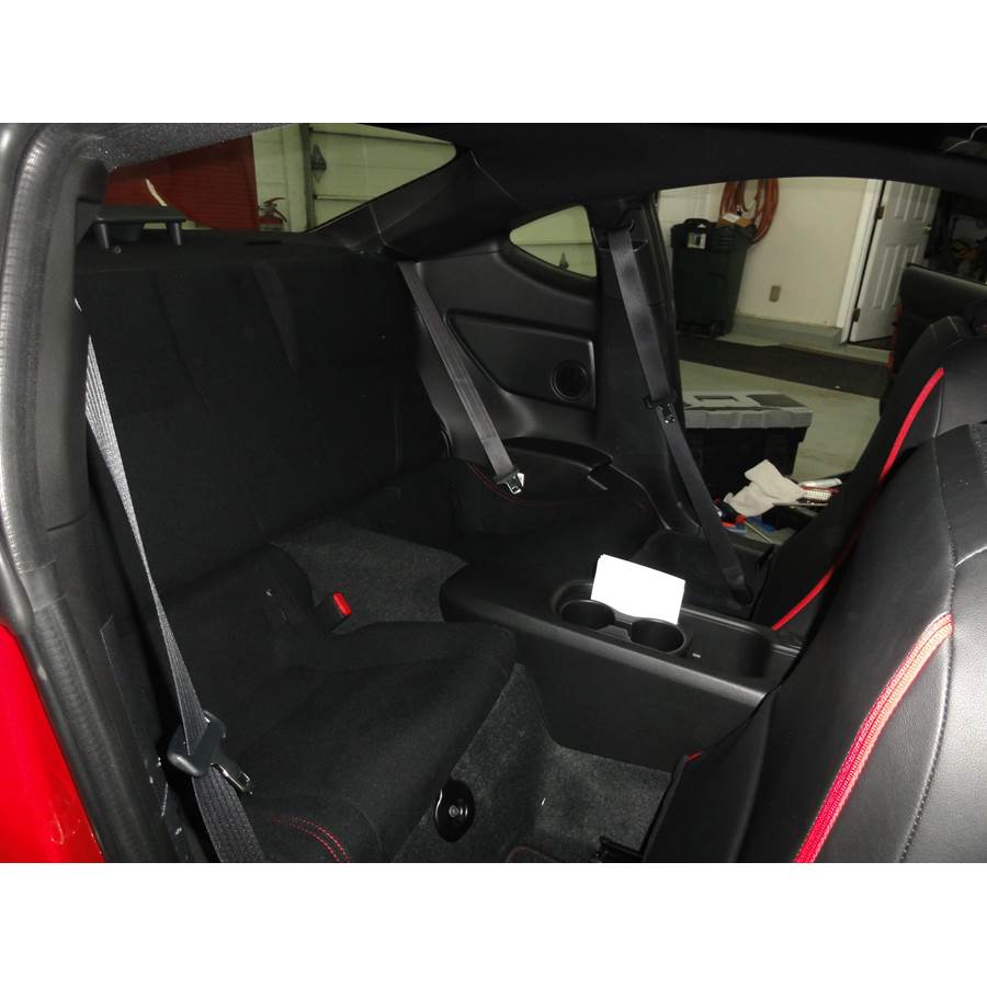 2014 Subaru BRZ Rear side panel speaker location