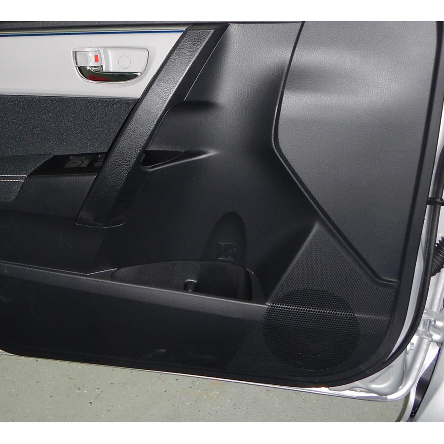 2016 Toyota Corolla Front door speaker location