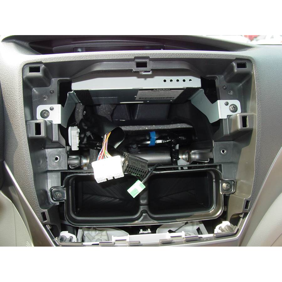2009 Subaru Impreza Factory radio removed