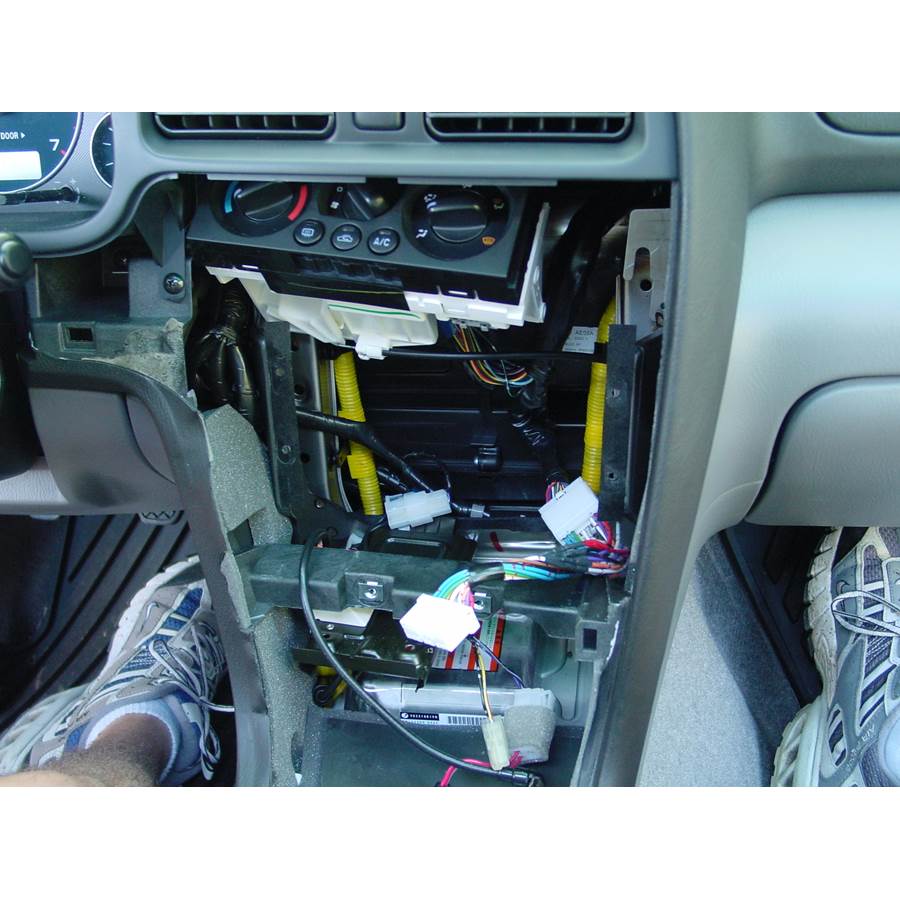 2004 Subaru Baja Factory radio removed