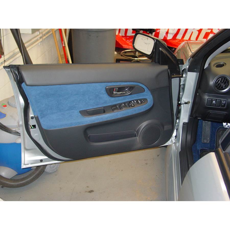2005 Subaru Impreza WRX STi Front door speaker location